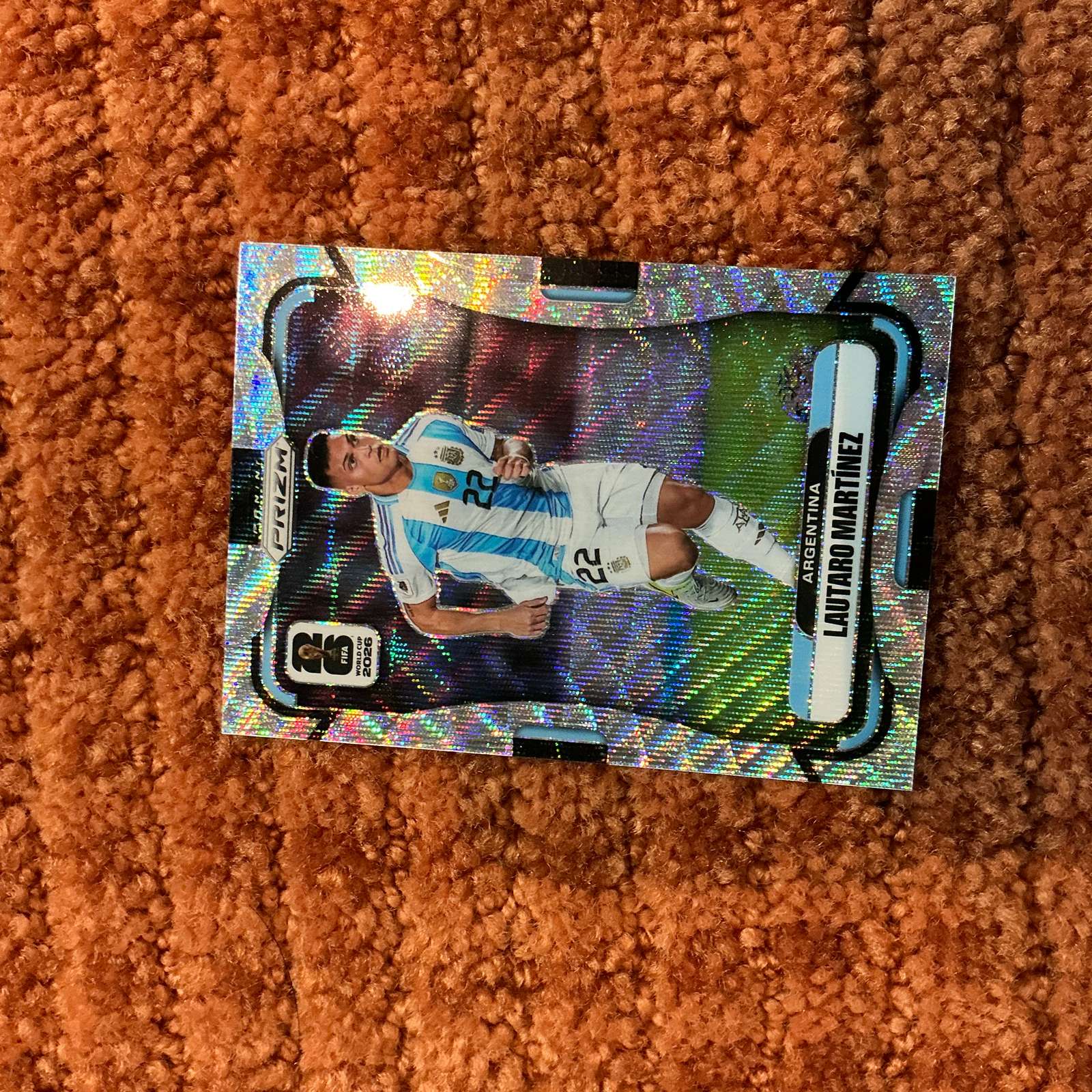 2026 Panini Prizm FIFA World Cup #9 Lautaro Martinez — front