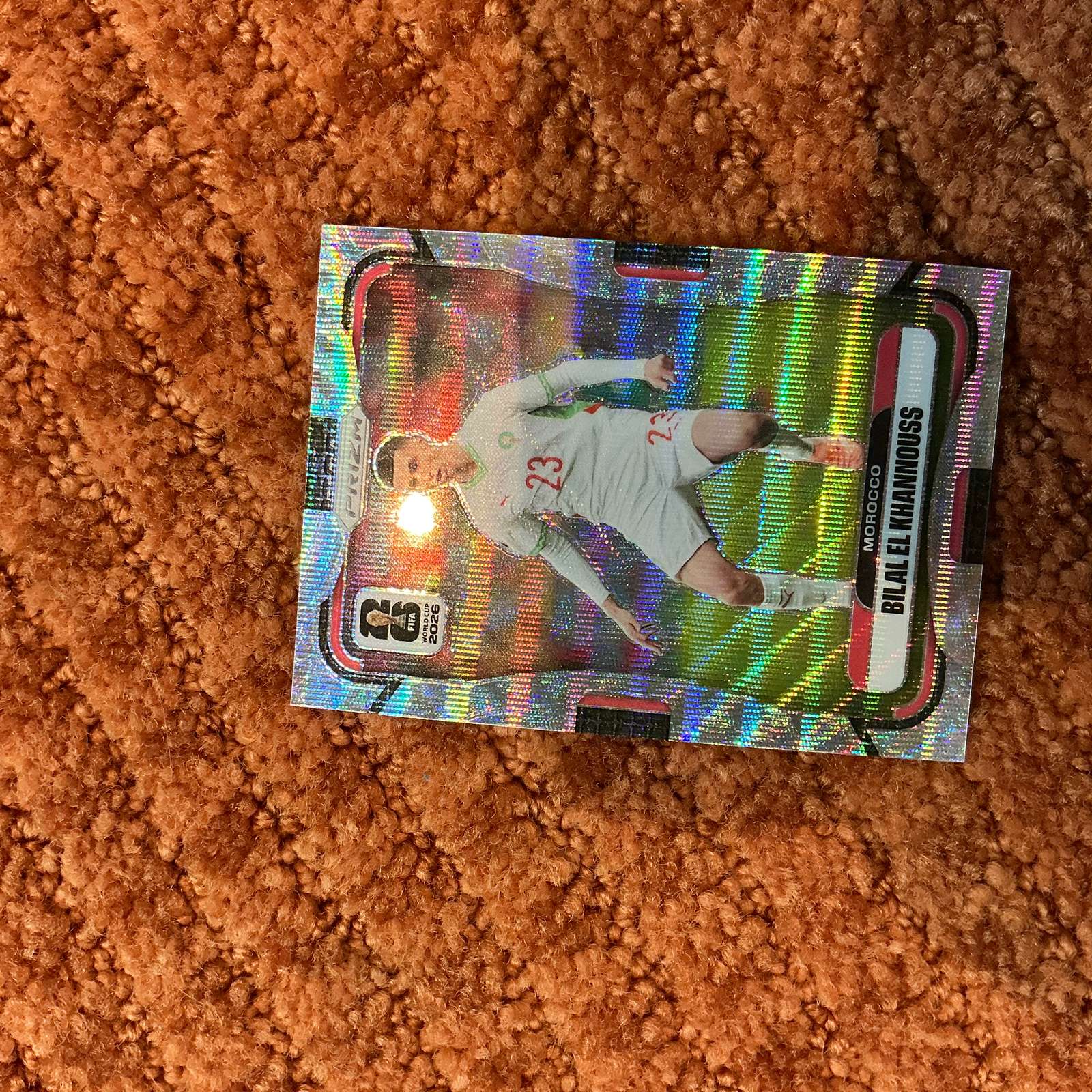 2026 Panini Prizm FIFA World Cup #294 Bilal El Khannouss — front