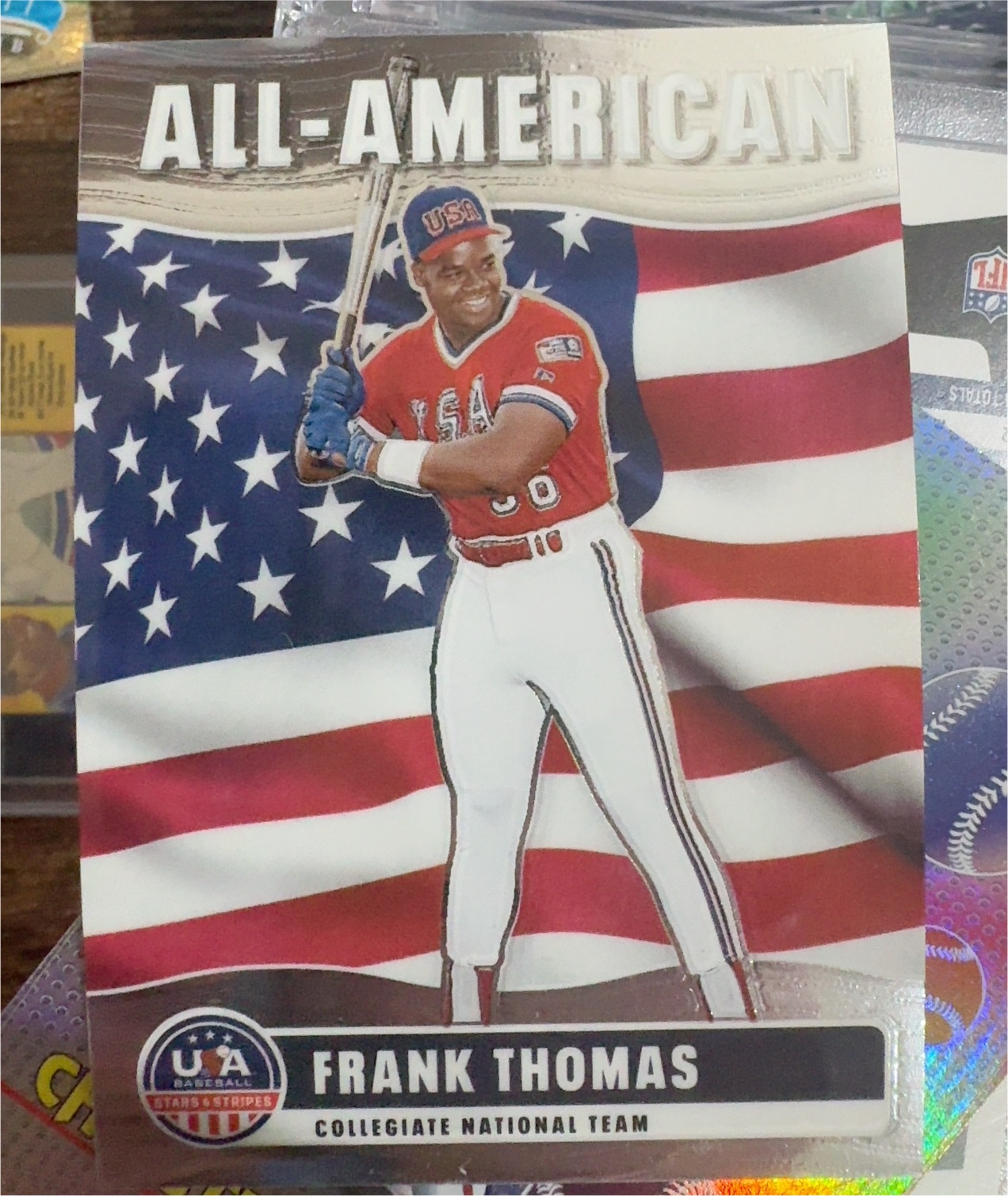 2026 Panini Stars & Stripes Prizm #5 Frank Thomas — front
