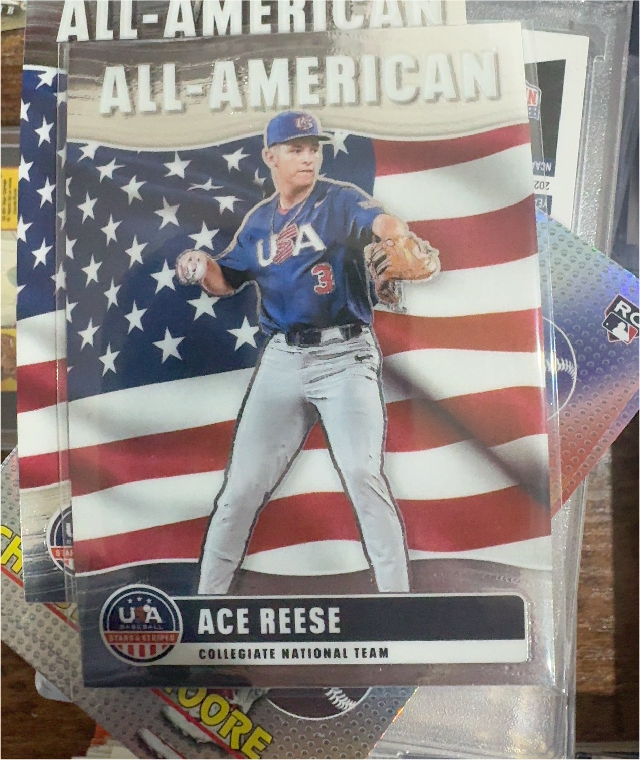 2026 Panini Stars & Stripes Prizm #16 Ace Reese — front