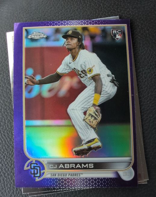 2022 Topps Chrome Update #USC3 CJ Abrams — front