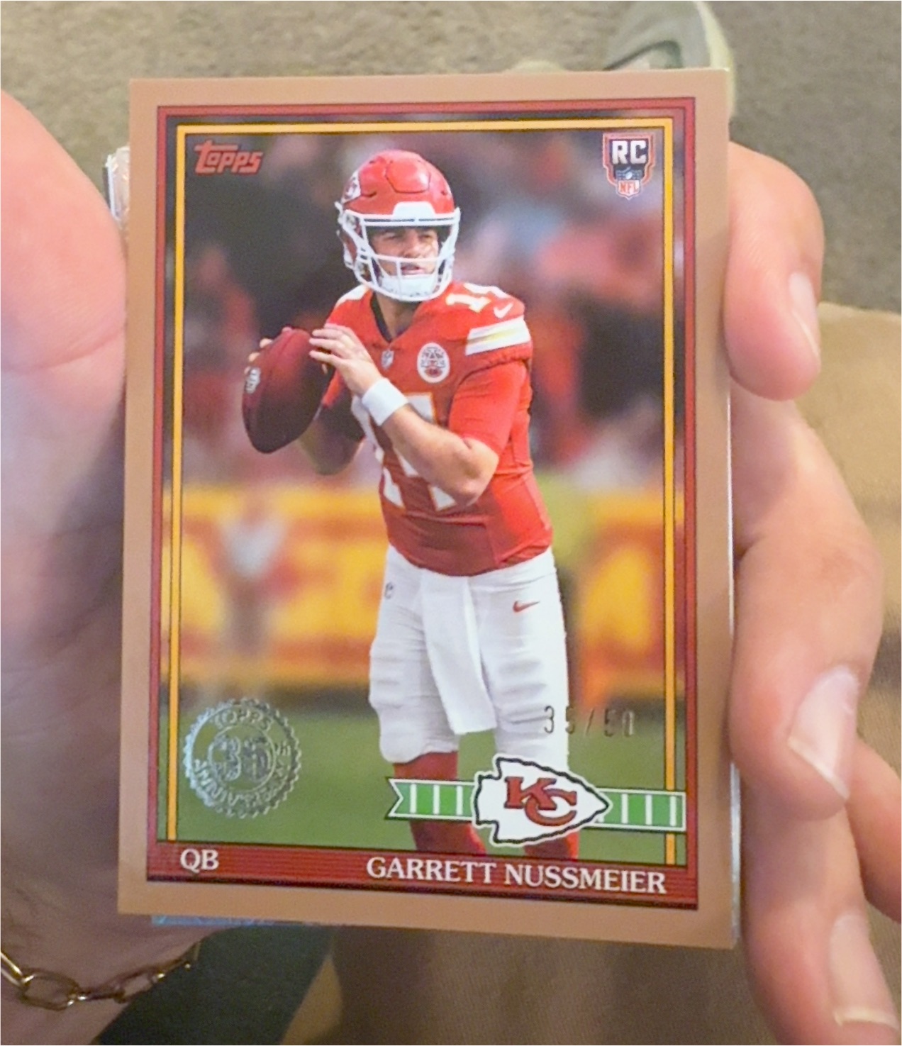 2026 Topps Flagship #91TR-3 Garrett Nussmeier — front