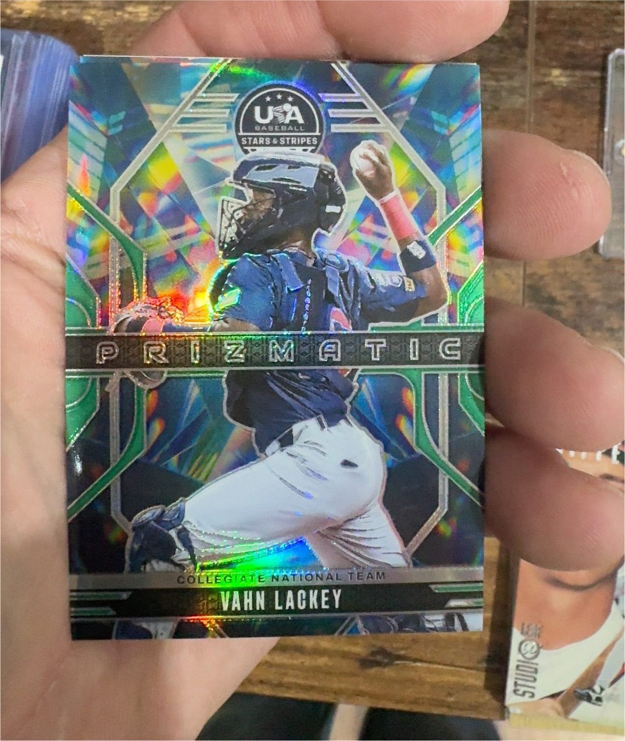 2026 Panini Stars & Stripes Prizm #6 Vahn Lackey — front