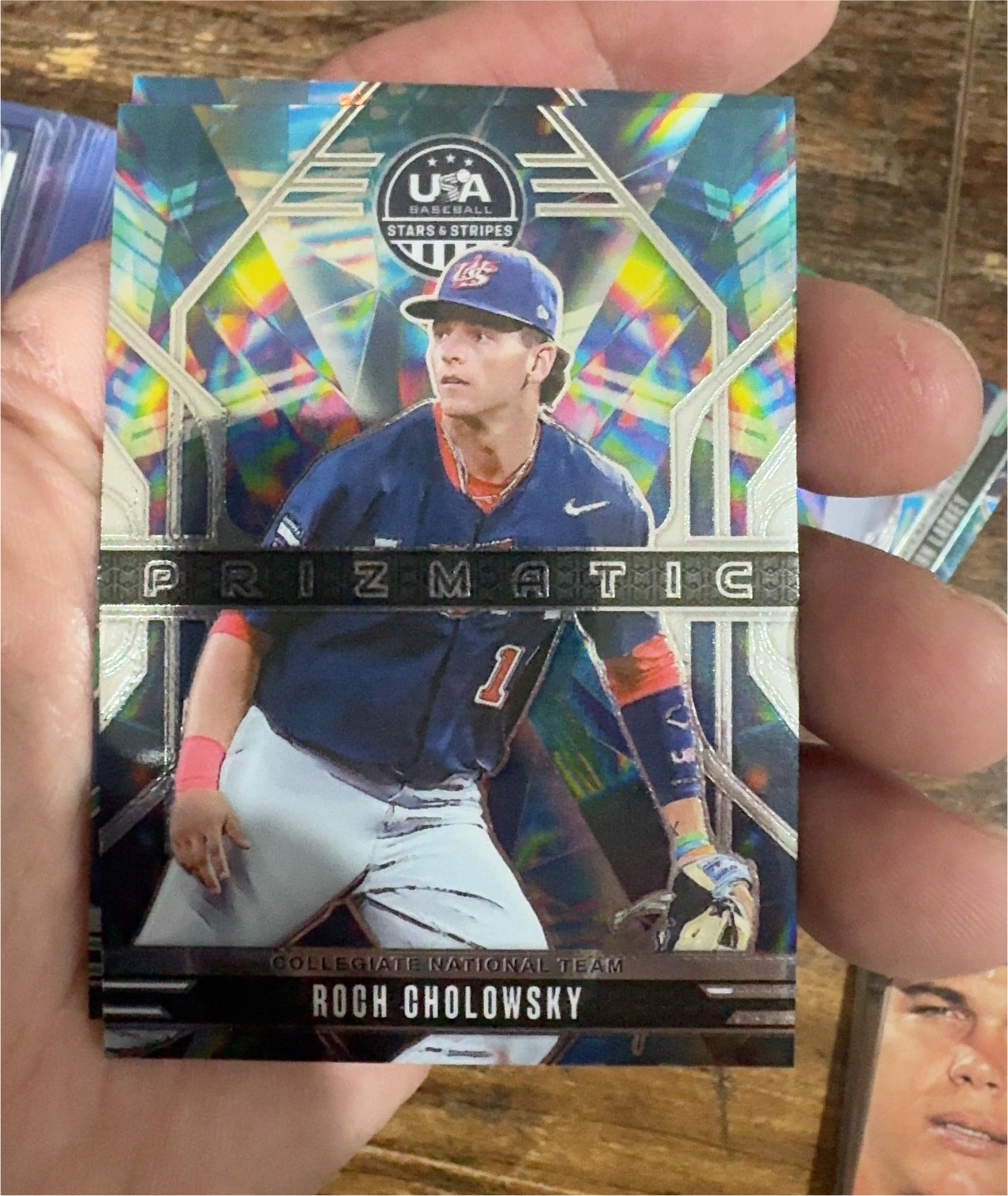2026 Panini Stars & Stripes Prizm #7 Roch Cholowsky — front