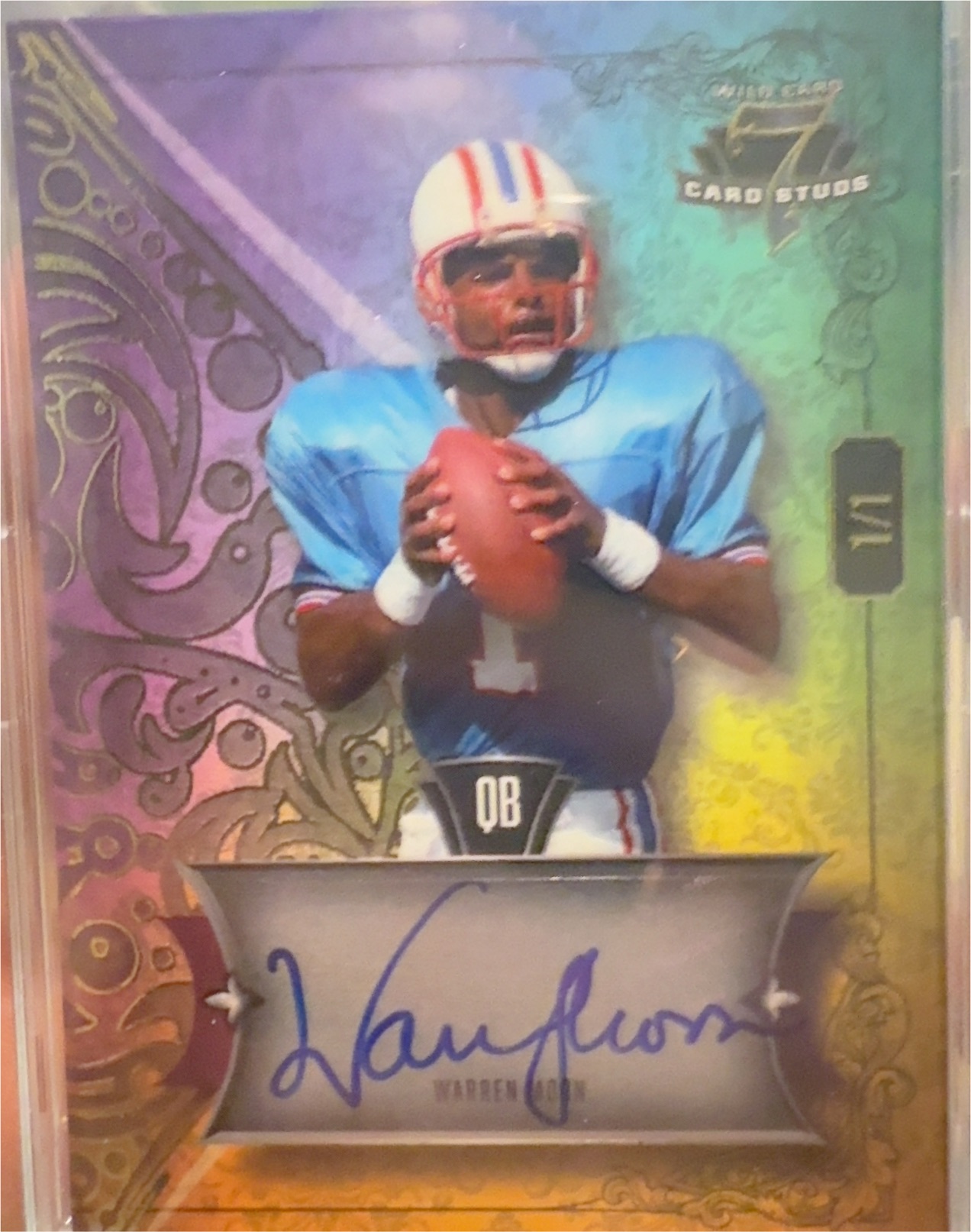 2026 Wild Card 7 Card Studs #7CDL-WM Warren Moon — front