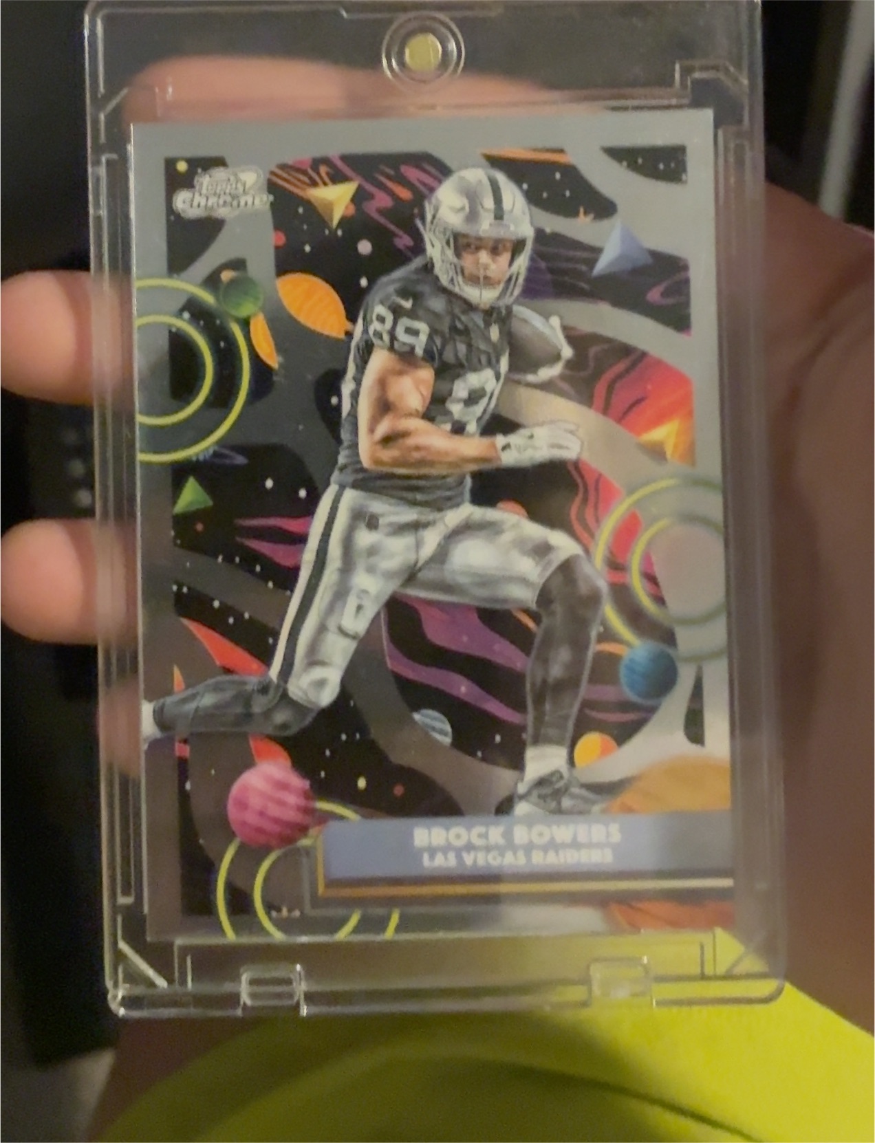 2025 Topps Chrome Cosmic #51 Brock Bowers — front