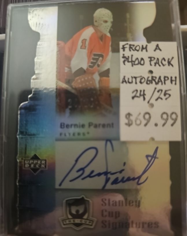 2007 Upper Deck Sweet Shot Bernie Parent — front