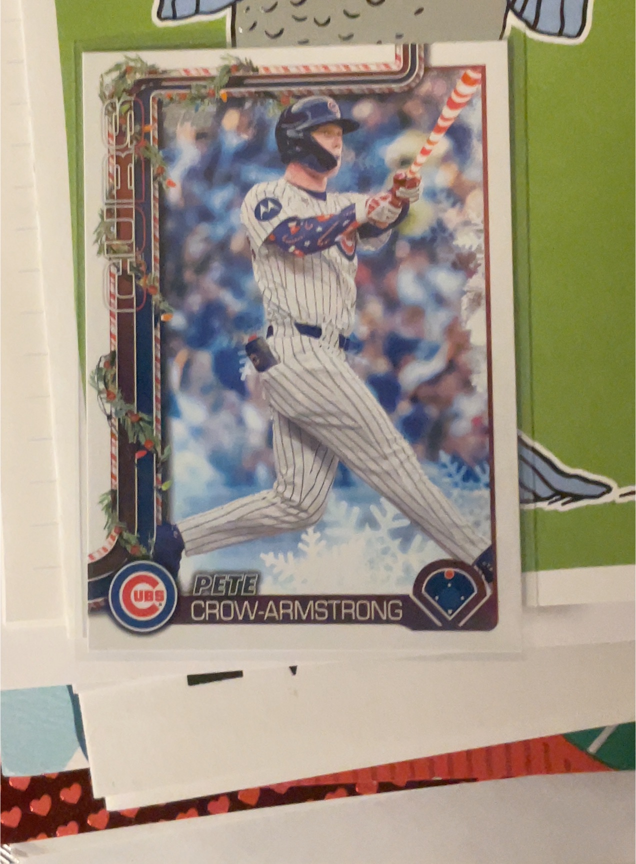 2025 Topps Holiday #H41 Pete Crow-Armstrong — front