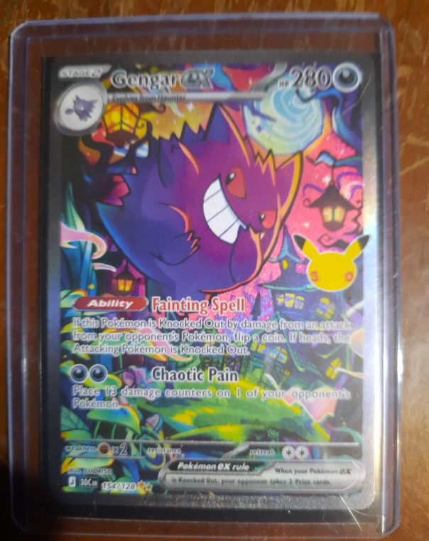 2024 Pokémon 30th Anniversary #154 Gengar ex — front