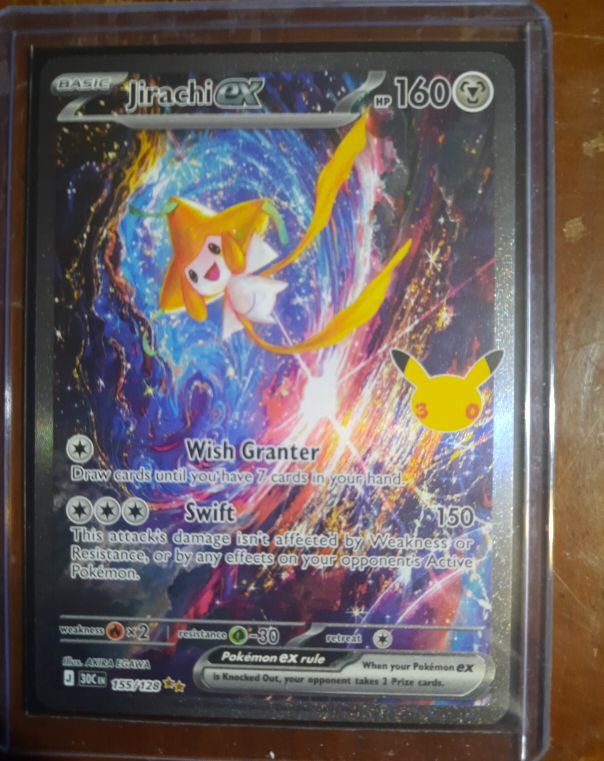 2023 Pokémon 155 Jirachi ex — front