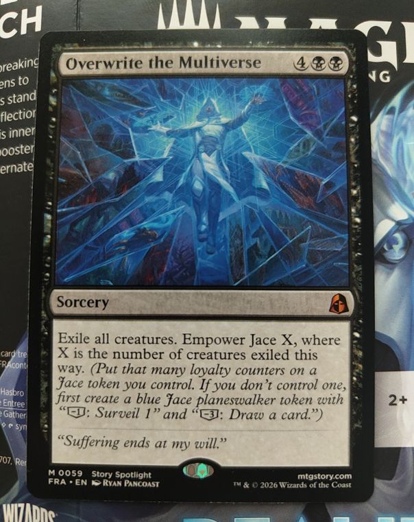 2026 Magic: The Gathering #59 Overwrite the Multiverse — front