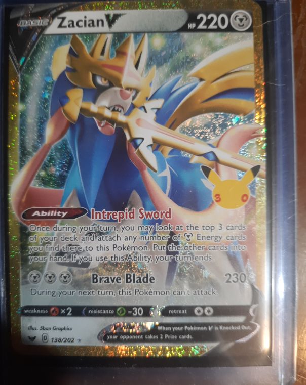 2026 Pokémon #138 Zacian V — front