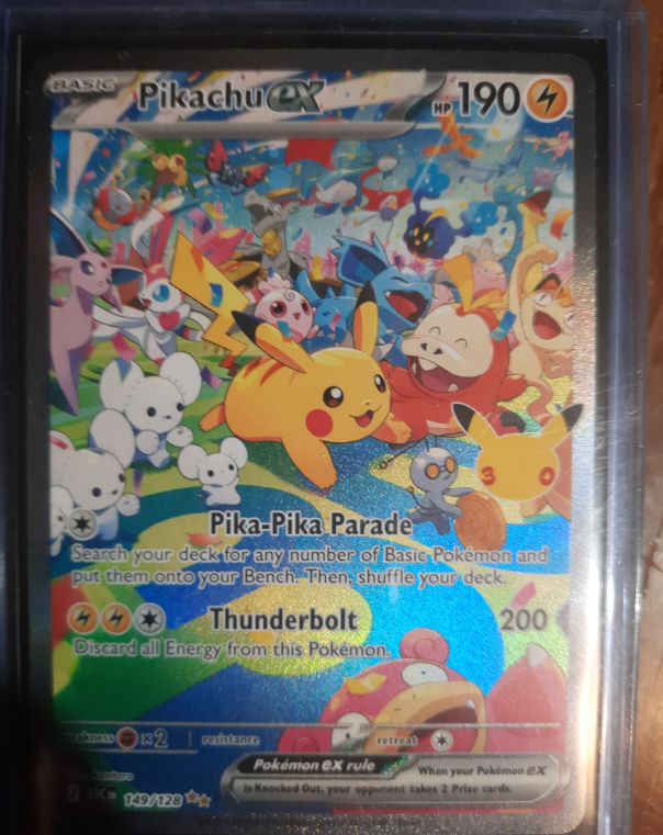 2026 Pokémon 30th Celebration #149 Pikachu ex — front