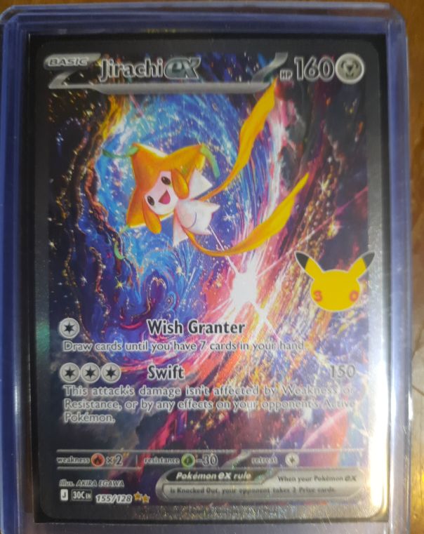 2023 Pokémon 30th Celebration #155 Jirachi EX — front
