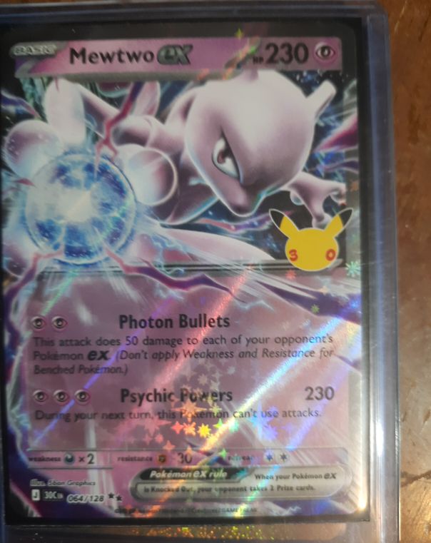 2022 Pokémon 30th Celebration #064 Mewtwo EX — front