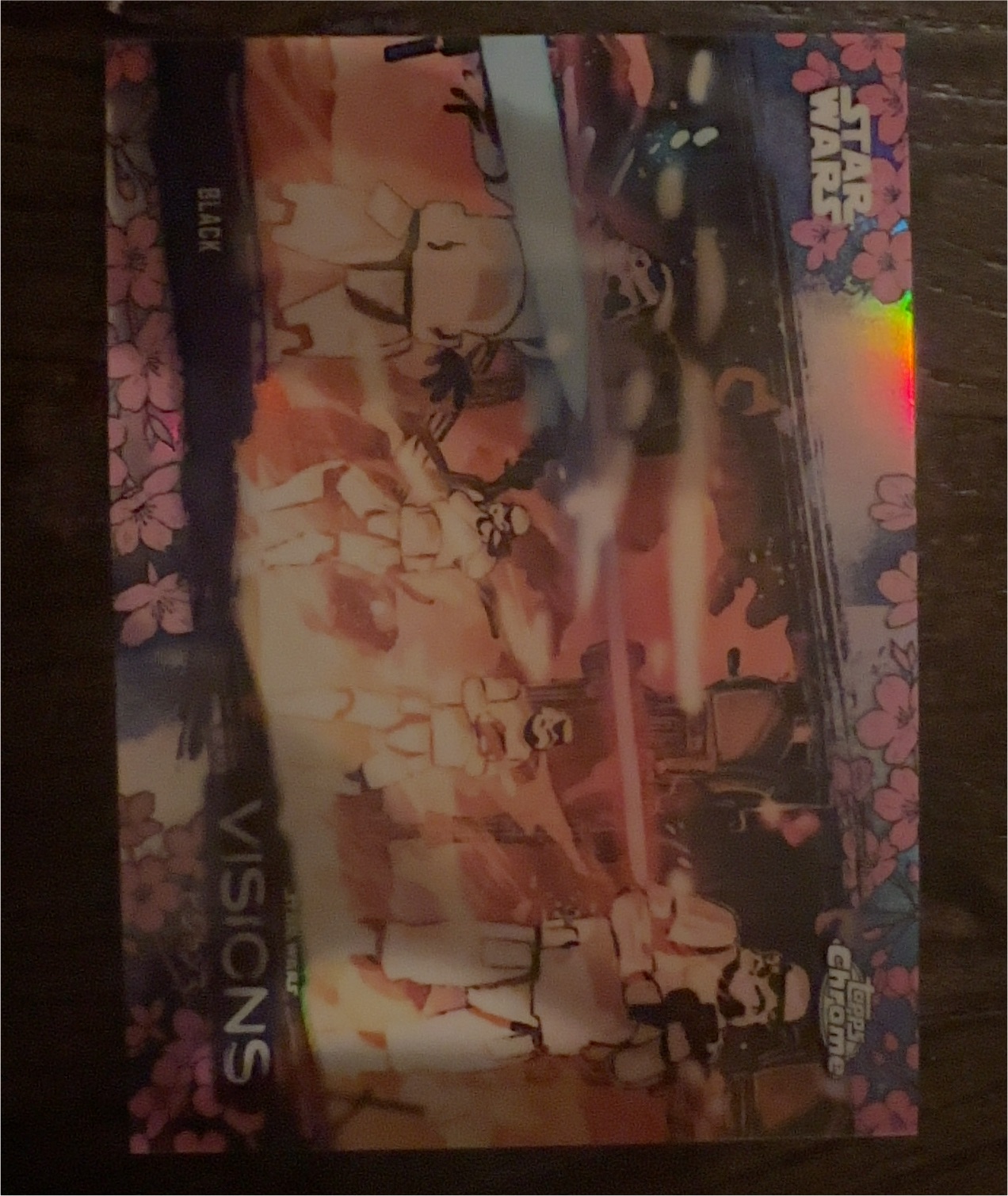 2026 Topps Chrome Star Wars Visions Black #V3-9 Stormtrooper — front