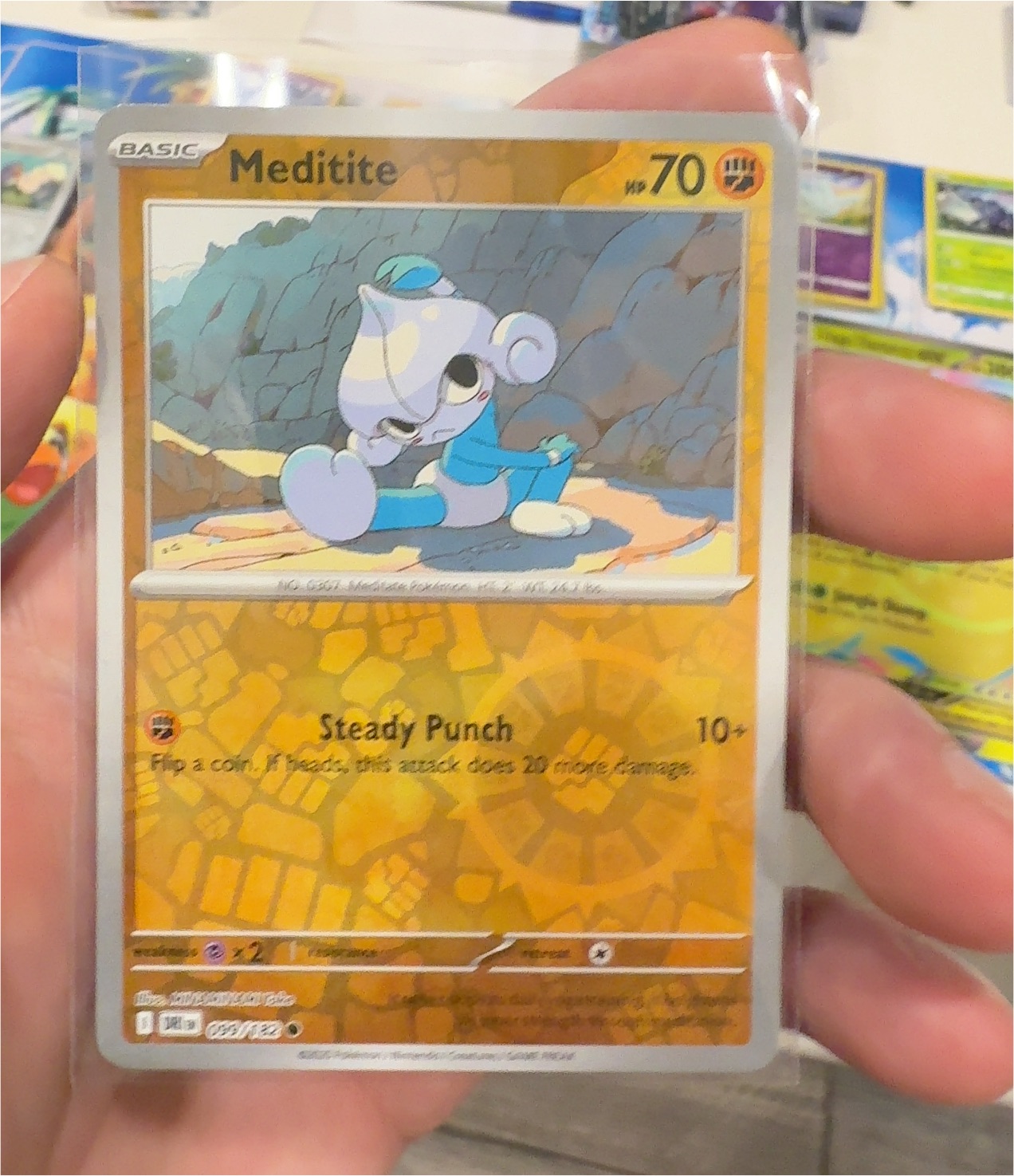 2025 Pokémon TCG SV10: Destined Rivals #099 Meditite — front