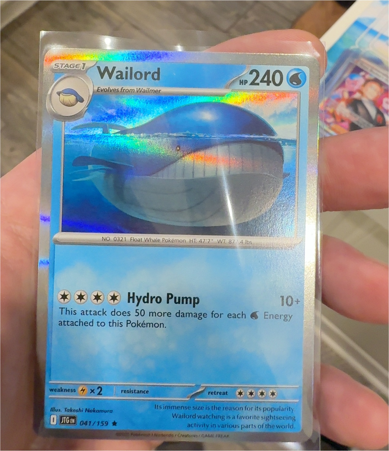 2023 Journey Together #041 Wailord — front