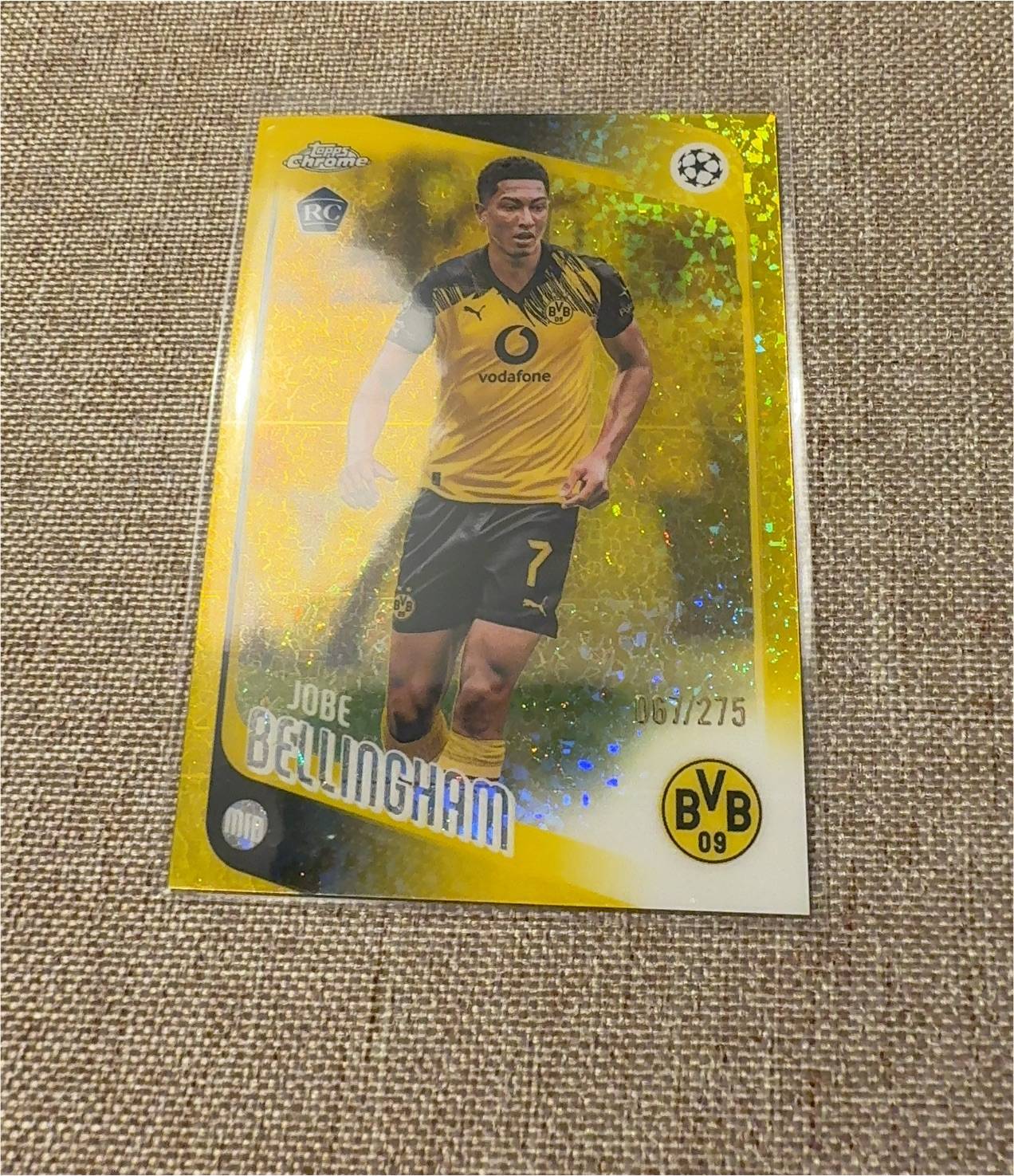 2025-26 Topps Chrome UEFA Club Competitions #5 Jobe Bellingham — front