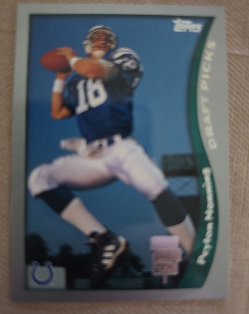 1998 Topps Season Opener Draft Picks #1 Peyton Manning — front