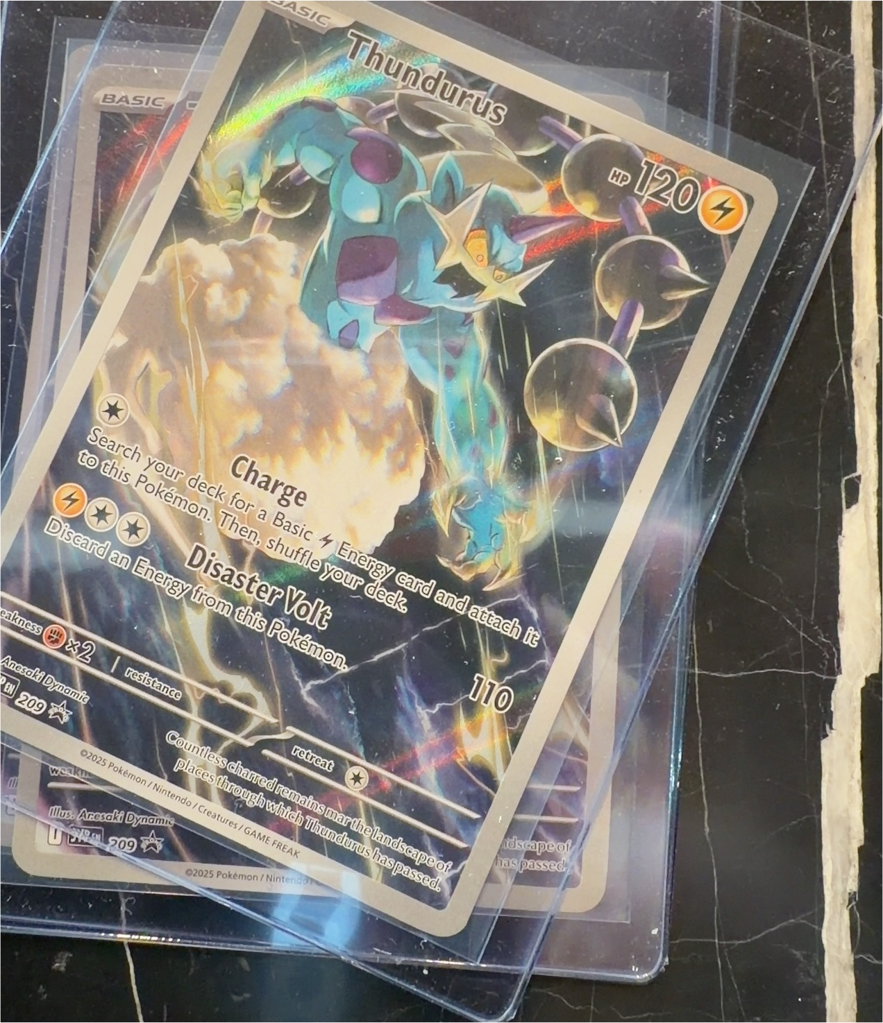 2025 Pokémon Scarlet & Violet Promo #209 Thundurus — front