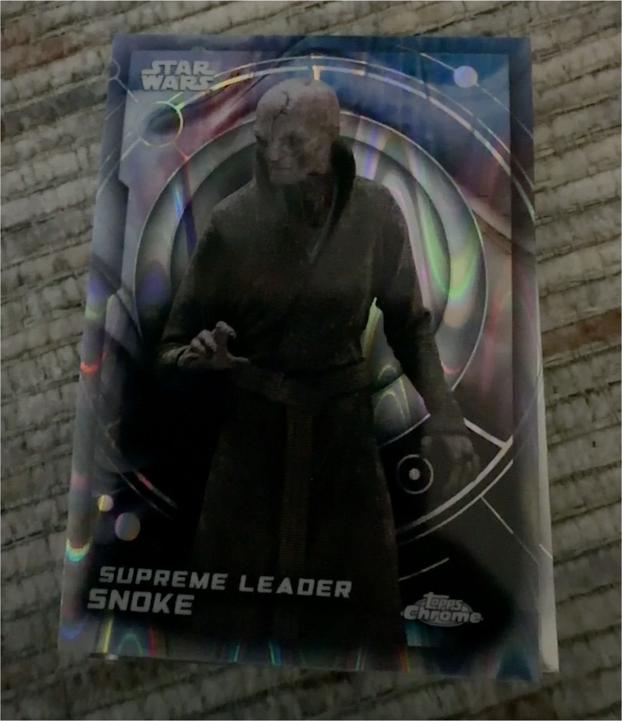 2026 Topps Chrome Star Wars Supreme Leader Snoke #102 — front