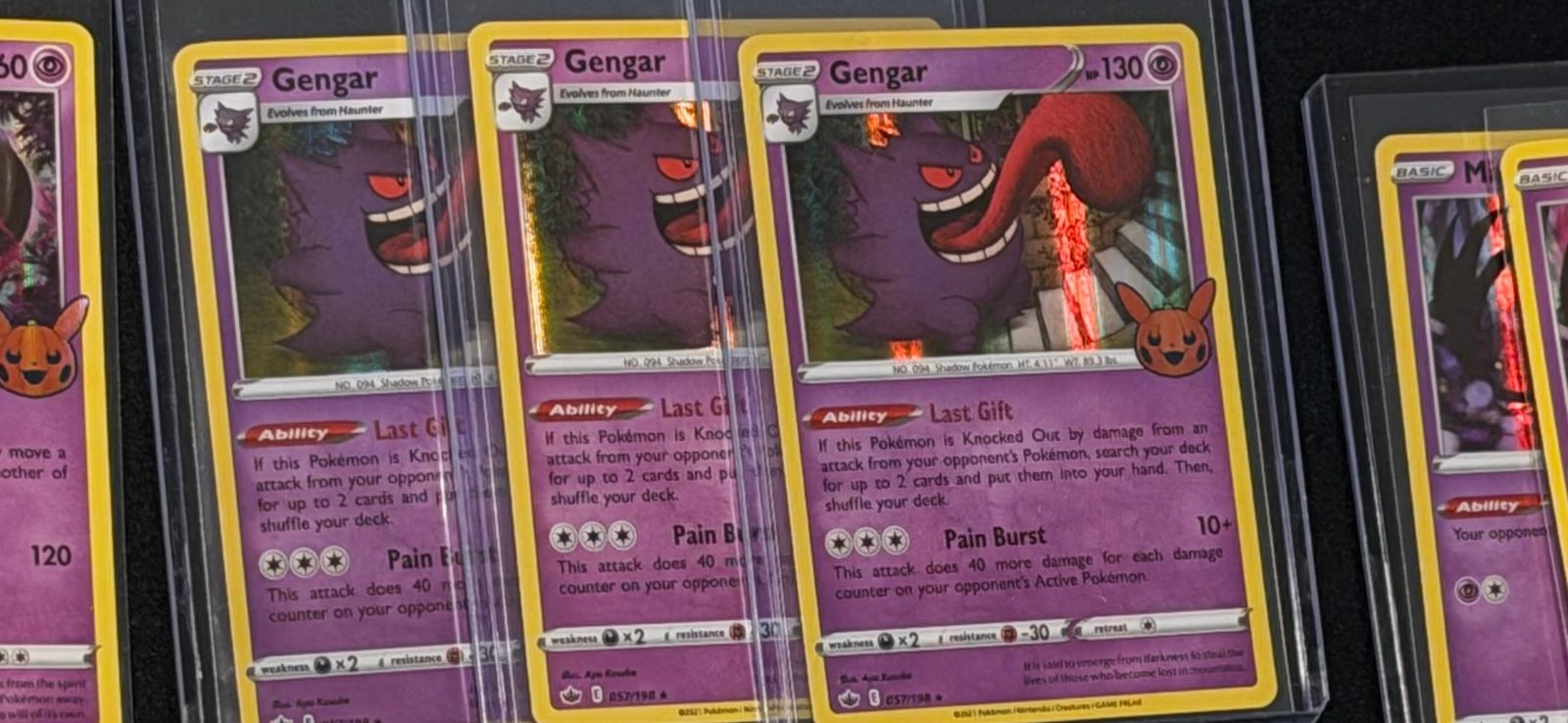 2021 Pokémon Chilling Reign #057 Gengar — front