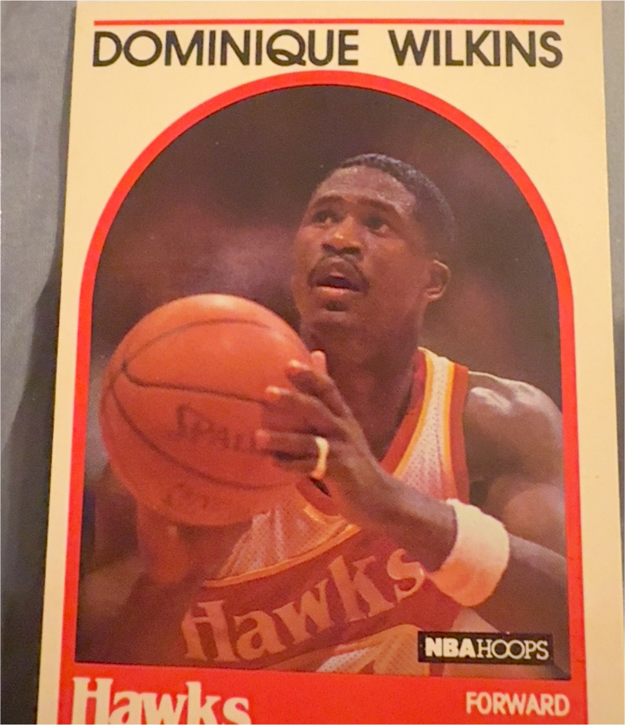 1989-90 NBA Hoops #130 Dominique Wilkins — front
