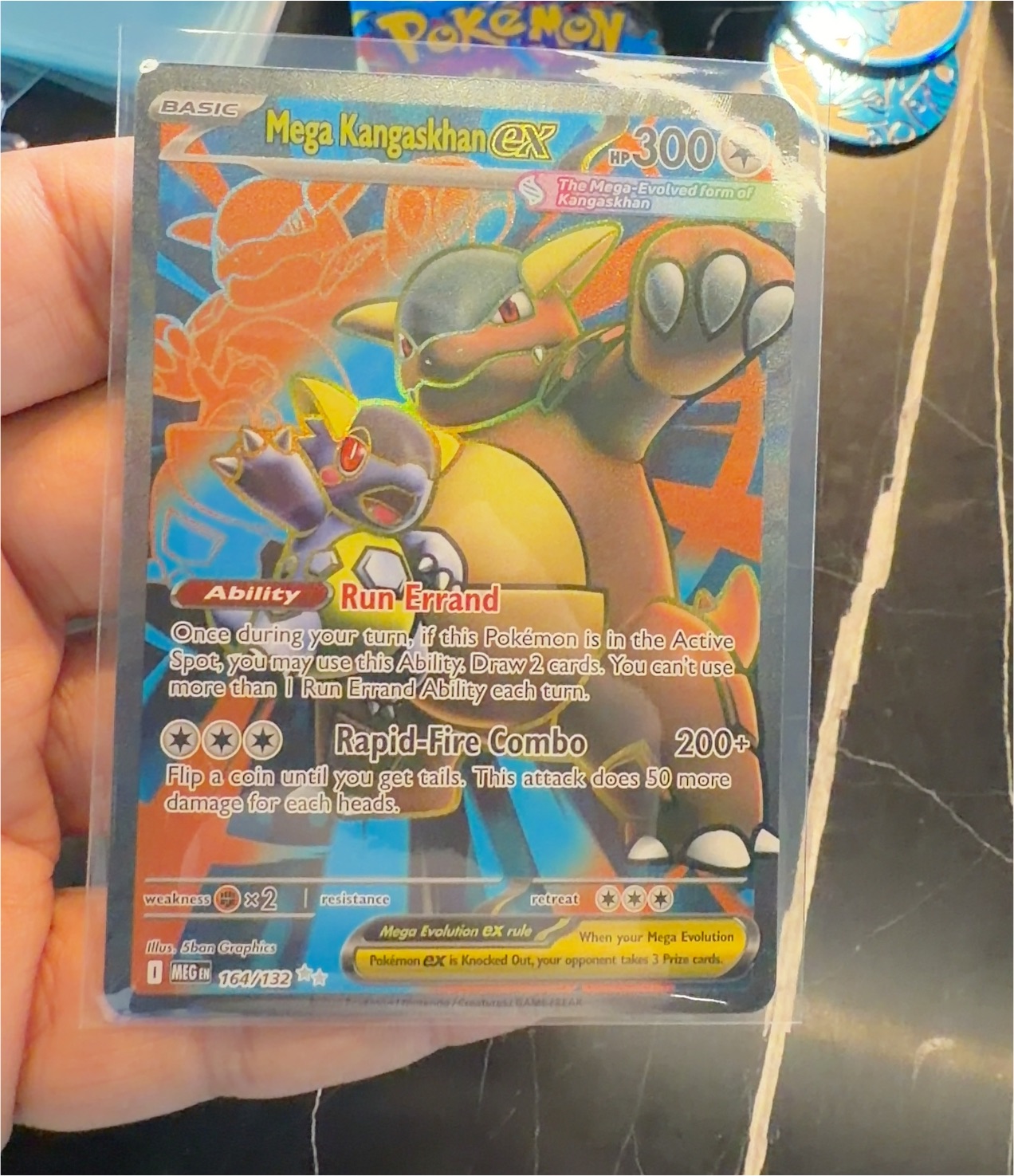 2025 Pokémon Mega Evolution #164 Mega Kangaskhan ex — front
