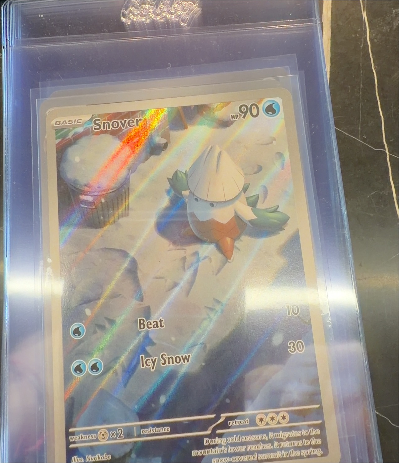 2025 Pokémon Mega Evolutions #140 Snover — front