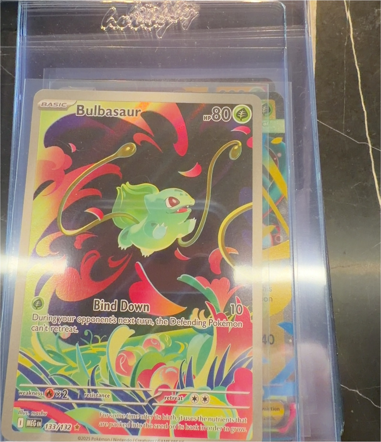 2025 Pokémon Mega Evolution #133 Bulbasaur — front