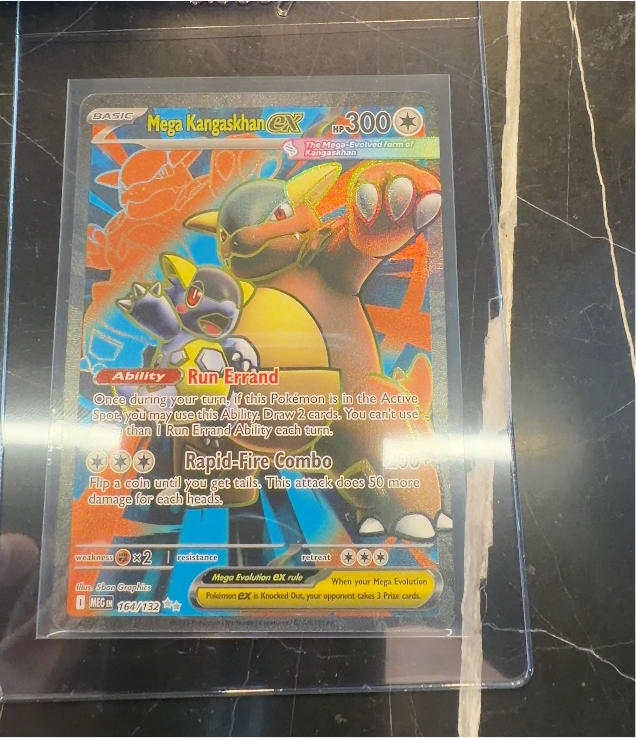 2025 Pokémon Mega Kangaskhan ex 164/132 — front