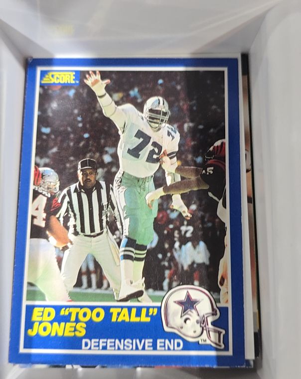 1989 Score #5 Ed "Too Tall" Jones — front