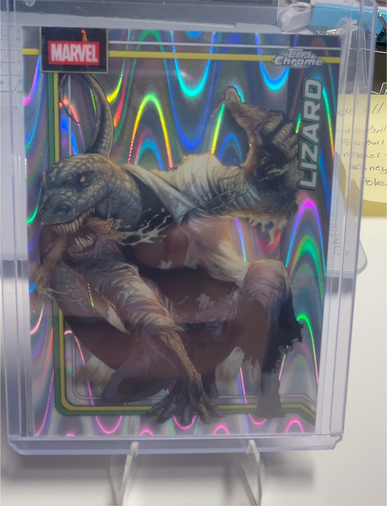 2026 Topps Chrome Marvel #069 Lizard — front