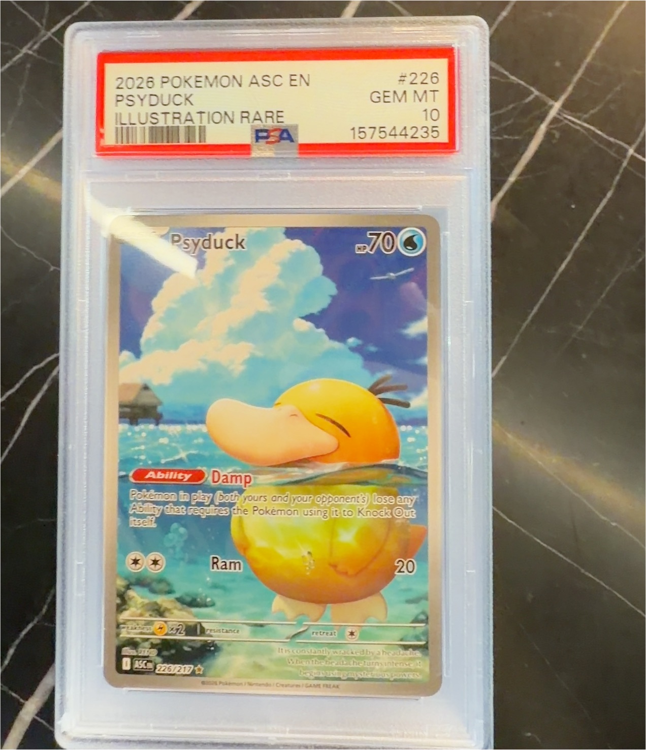 2026 Pokémon Ascended Heroes #226 Psyduck Illustration Rare — front