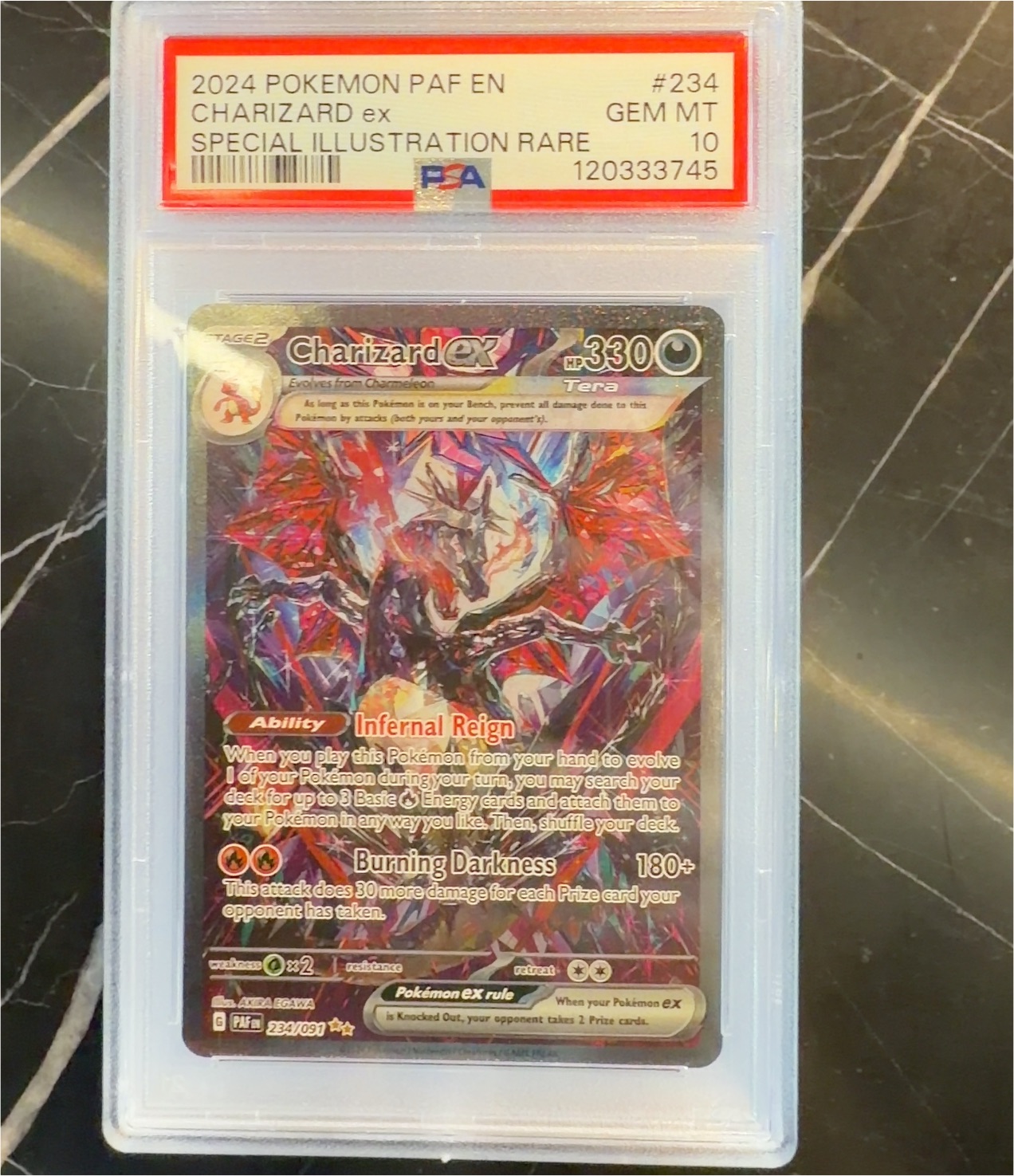 2024 Pokémon PAF EN #234 Charizard ex — front