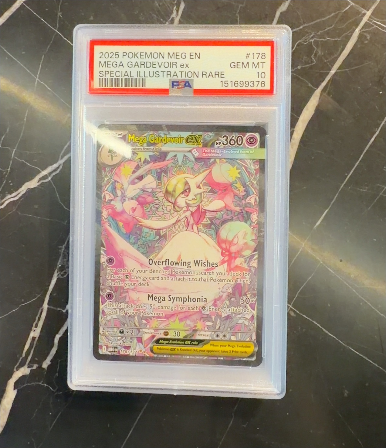 2025 Pokémon MEG EN #178 Mega Gardevoir ex — front