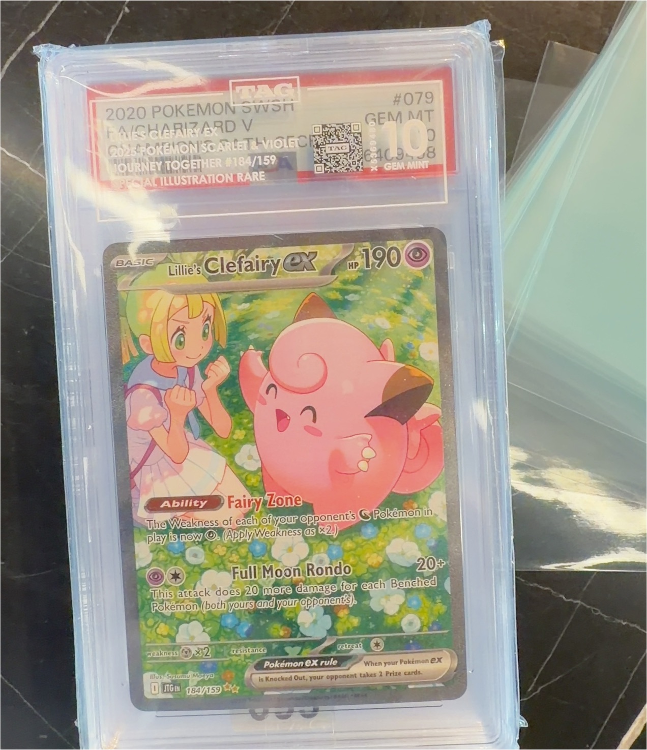 2025 Pokémon Journey Together #184 Lillie's Clefairy ex — front