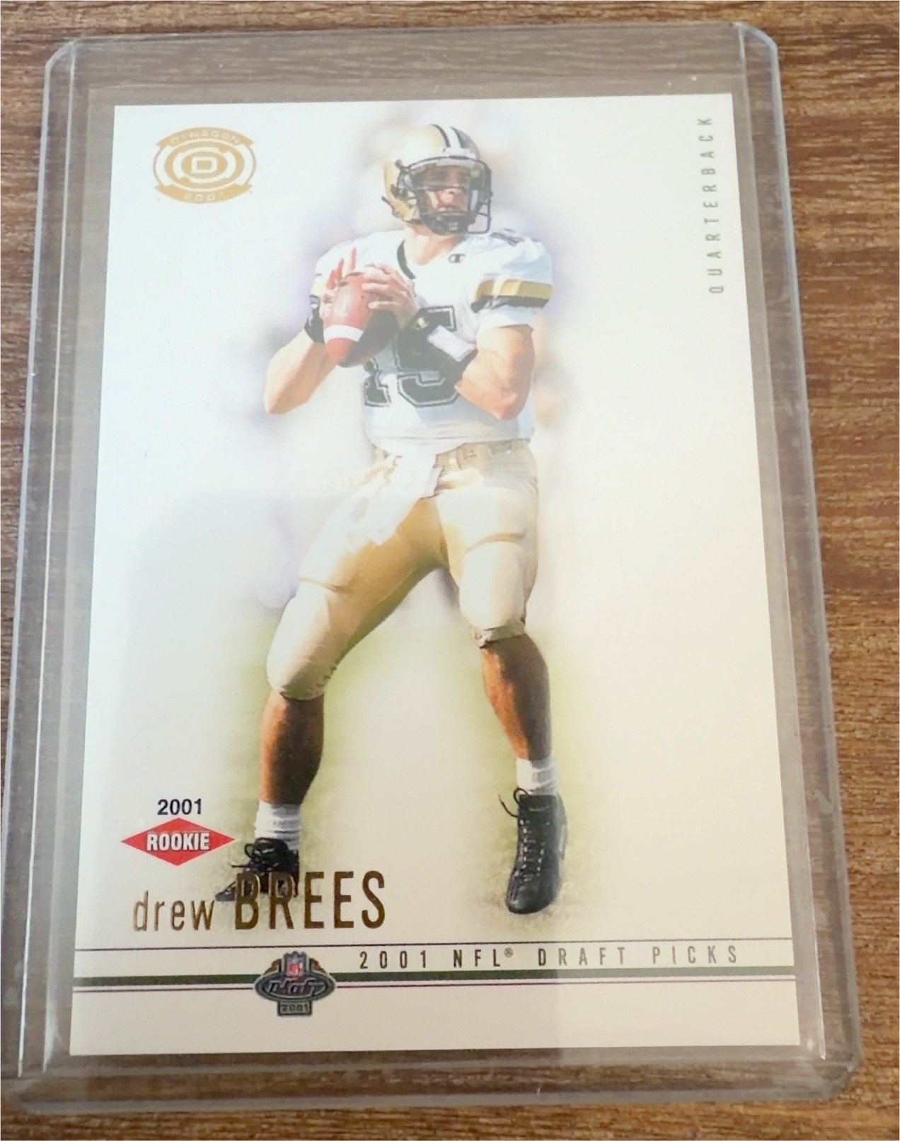 2001 Pacific Dynagon #102 Drew Brees — front