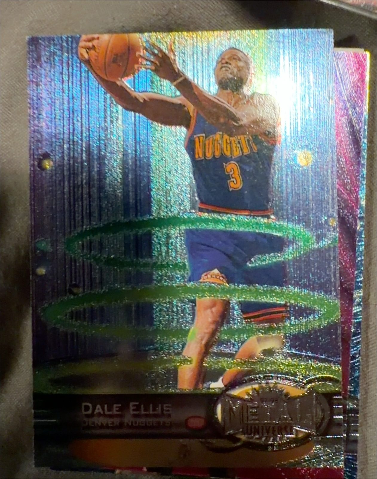 1997 Metal Universe #24 Dale Ellis — front