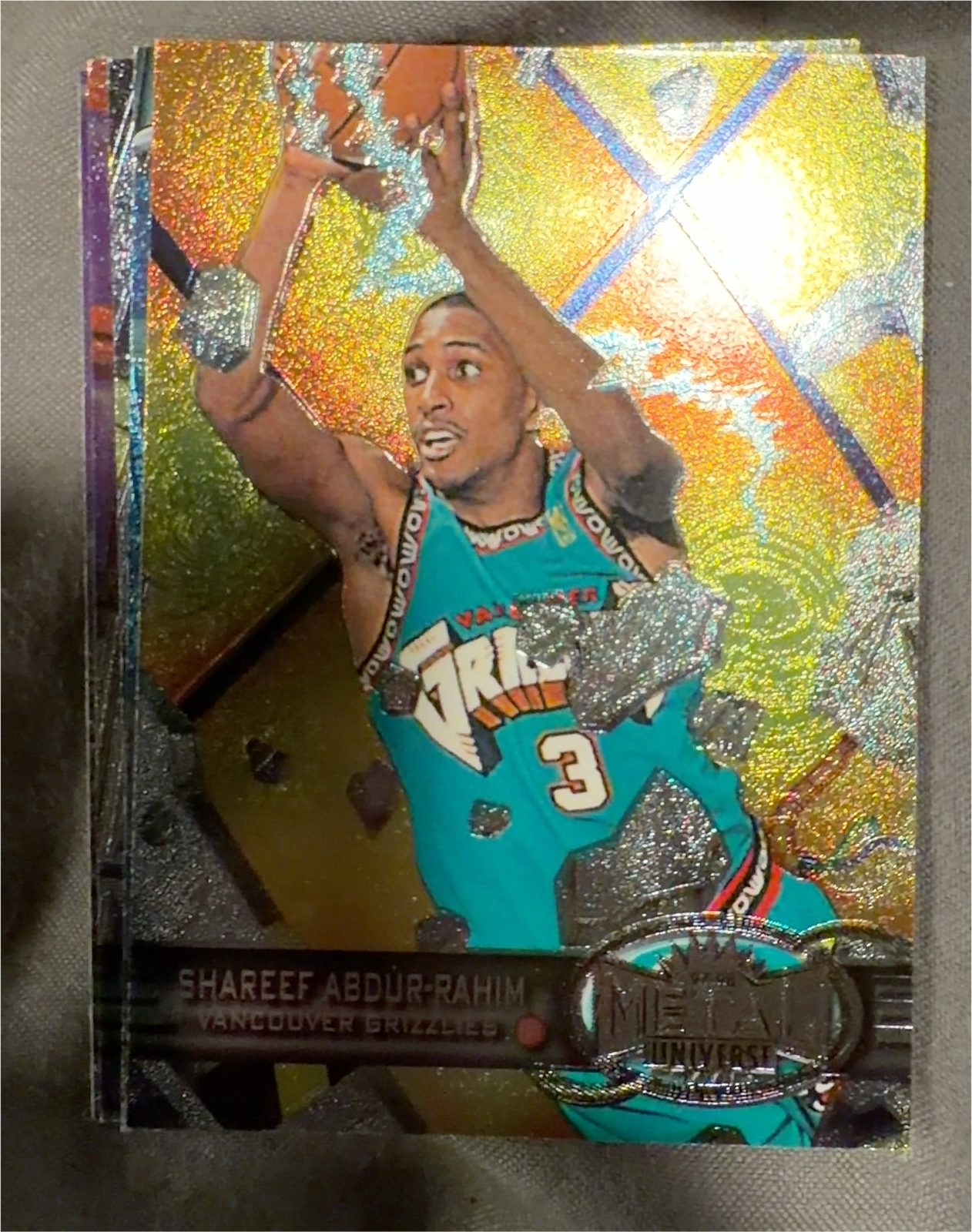 1997 Metal Universe #31 Shareef Abdur-Rahim — front