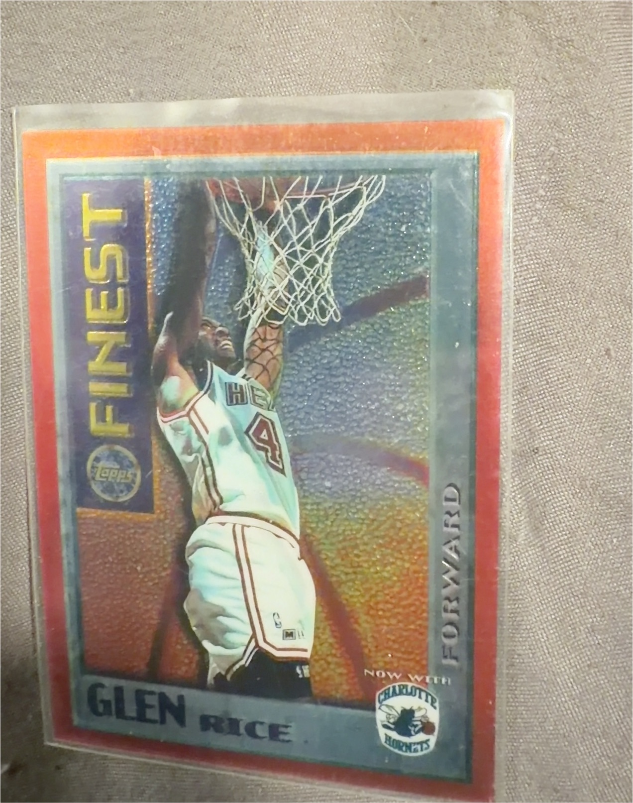 1995 Finest Mystery #M18 Glen Rice — front