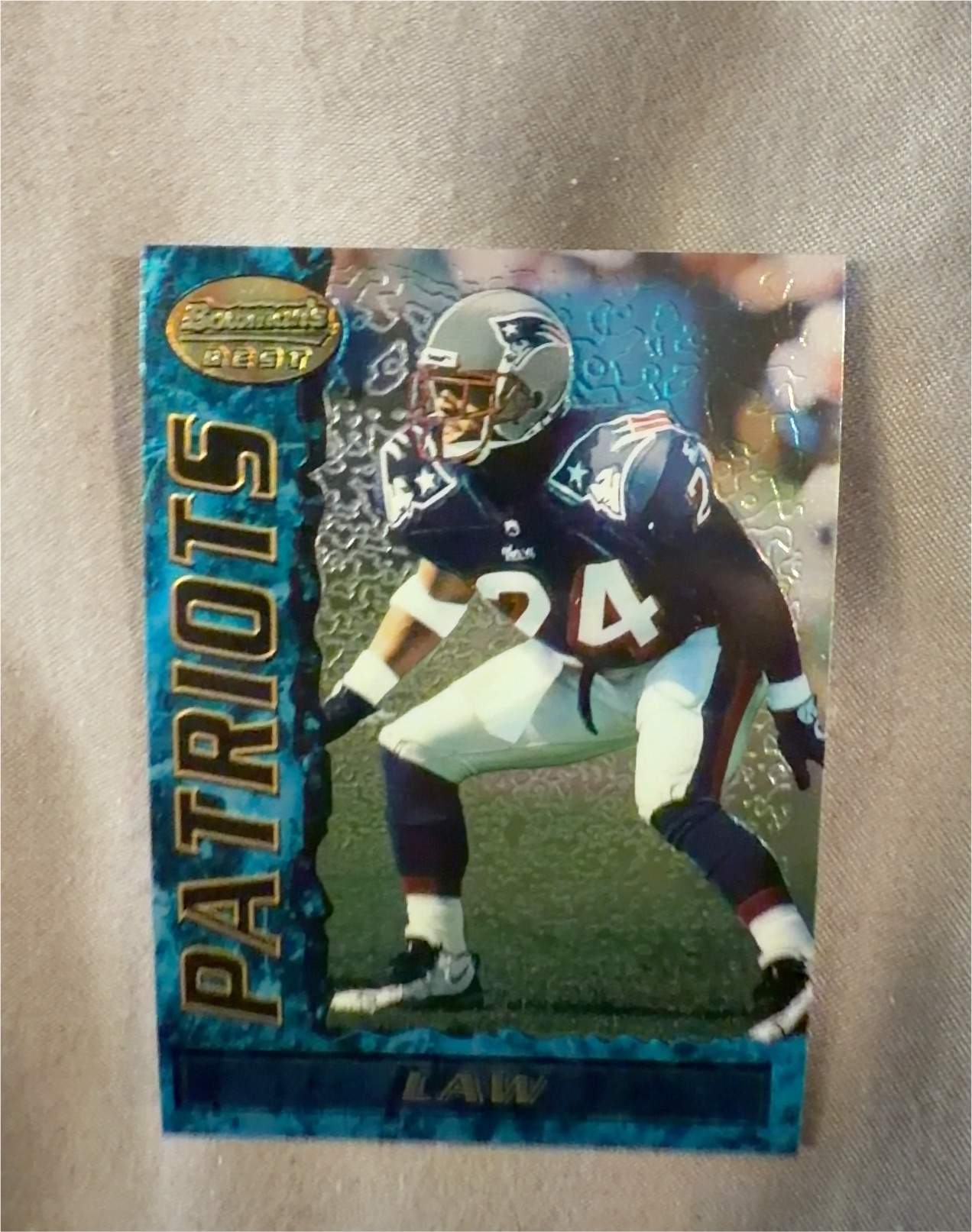 1999 Topps Finest #104 Ty Law — front