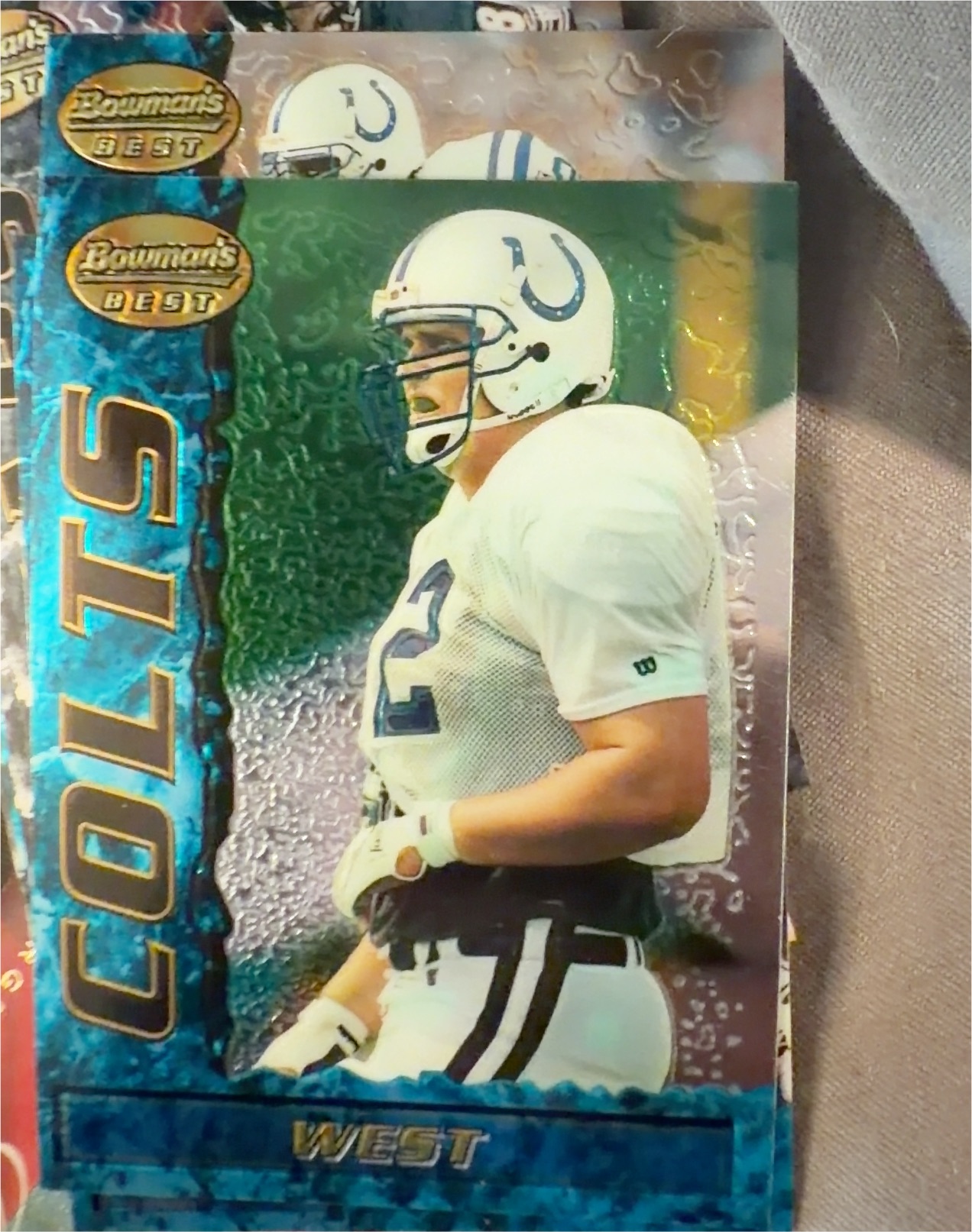 1995 Bowman's Best #43 Derek West — front