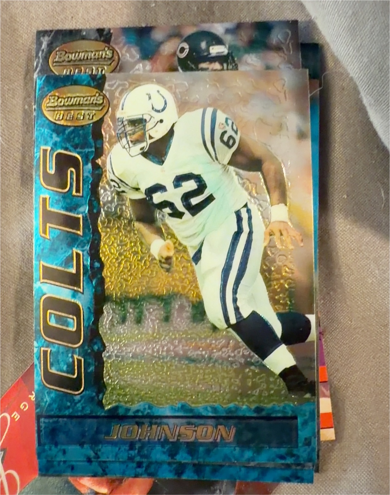 1995 Bowman's Best #15 Ellis Johnson — front