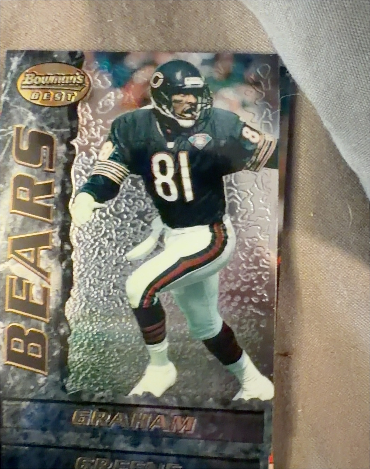 1996 Bowman's Best #145 Bobby Engram — front