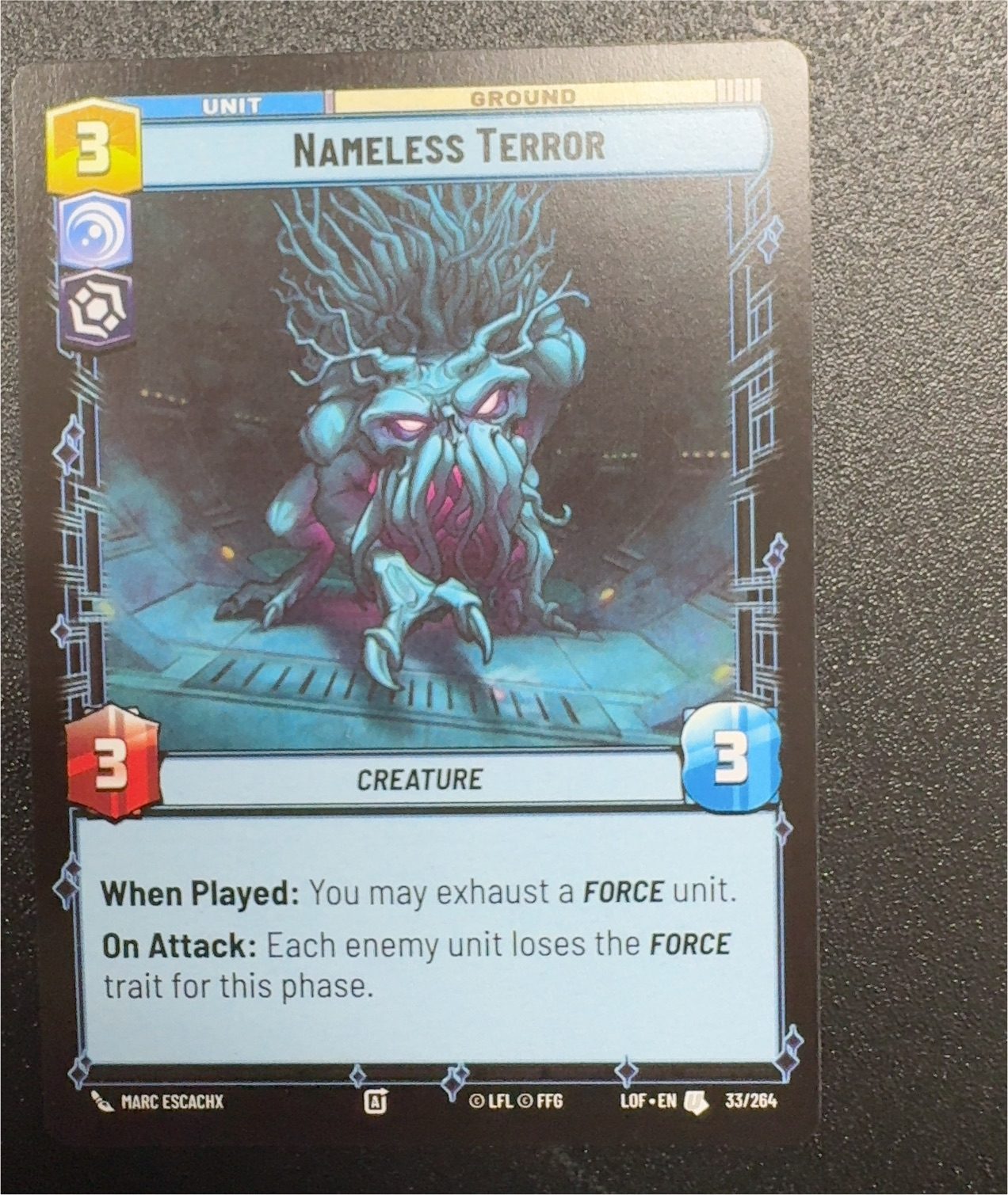 2025 Legends of the Force #33 Nameless Terror — front