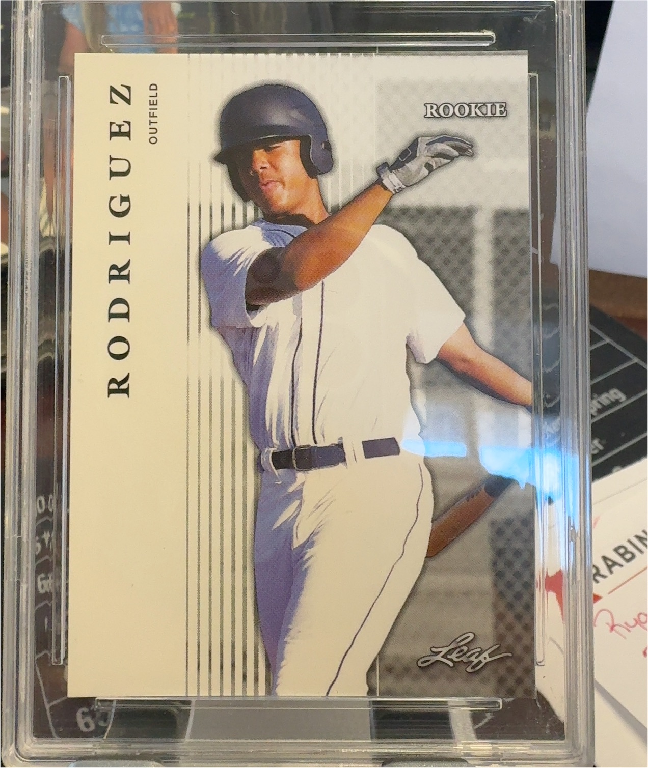 2018 Leaf #R-07 Julio Rodriguez Rookie — front