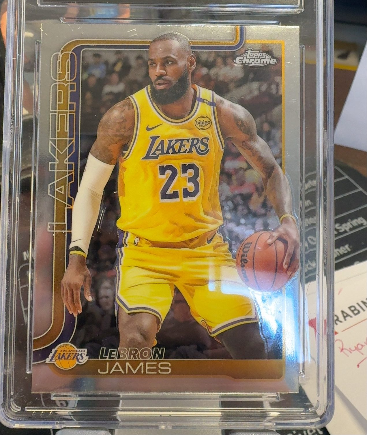 2025 Topps Chrome #127 LeBron James — front