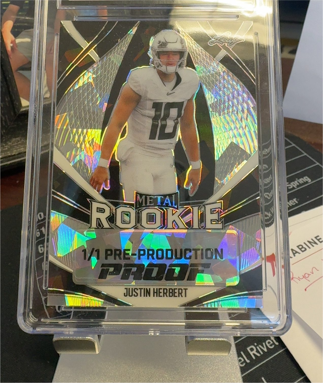 2024 Leaf Metal #64 Justin Herbert — front